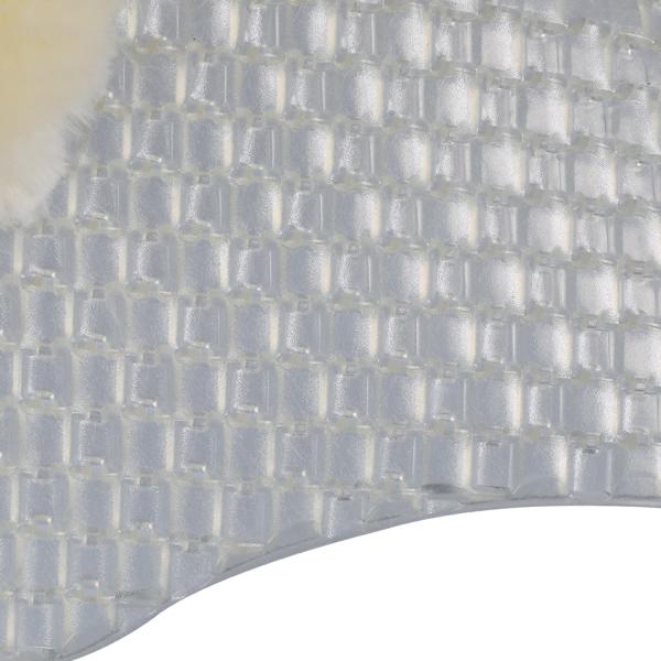 Acavallo Air release Respira hinten erhöht mit echtem Lammfellrand, natur